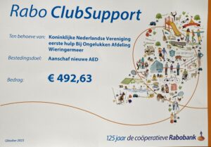 cheque rabo clubactie